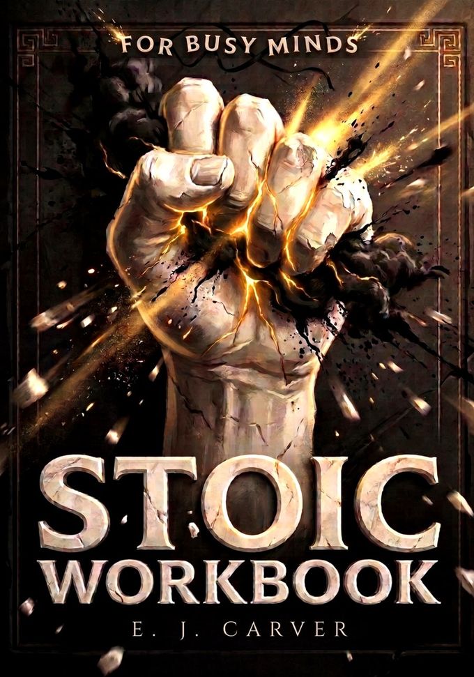 Stoic Workbook for Busy Minds, book cover